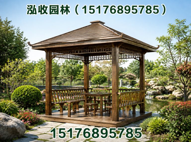 潮州防腐木展示图